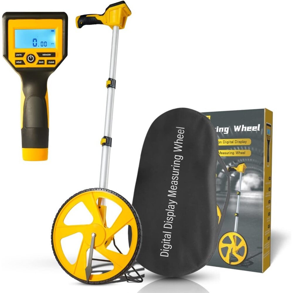 Measuring Wheel Digital Display High Precision, Premium Measure Wheel with Backl